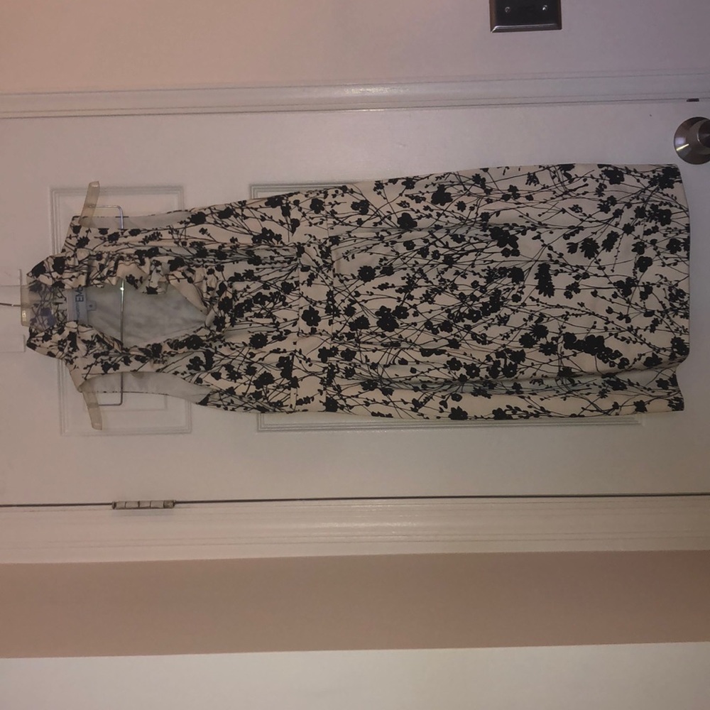 Emmett McCarthy black and white cocktail dress
